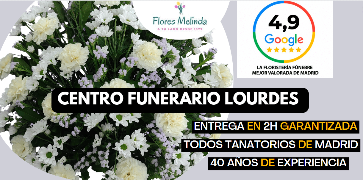 Centro Funerario LOURDES Flores para tanatorios Madrid