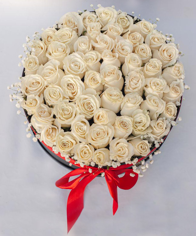 caja rosas para regalo sorpresa cumpleaños teléfono Floristería Madrid cerca M30