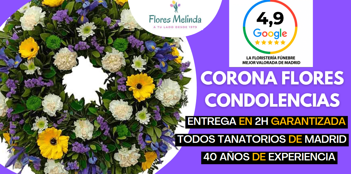 Corona Funeraria Condolencias Funeral Madrid Precio