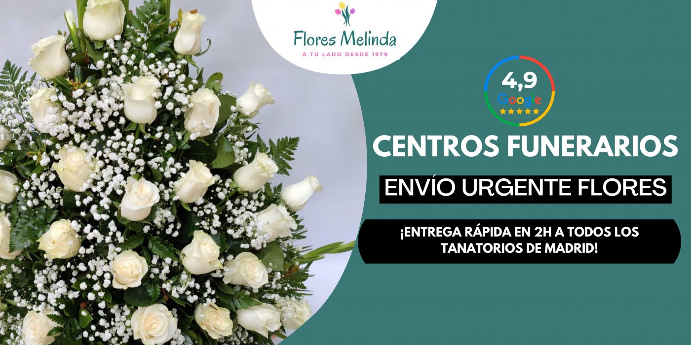Precio Centros de Flores para difunto para enviar al tanatorio, cementerio. Floristería M30