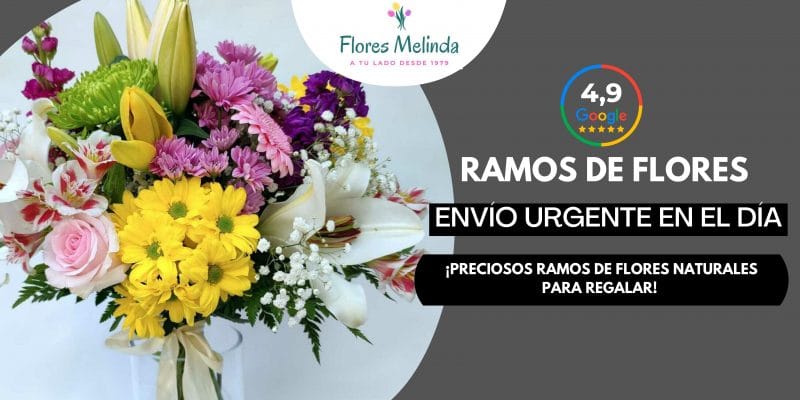 Ramos de Flores naturales con envío a domicilio, floristería en Madrid m30