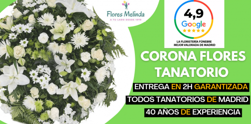 Corona Flores Tanatorio Madrid Precio