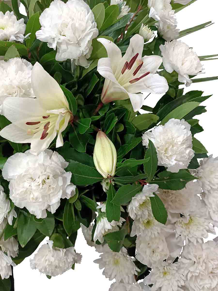 Corona Flores Funerales tanatorios cementerios blanca Madrid